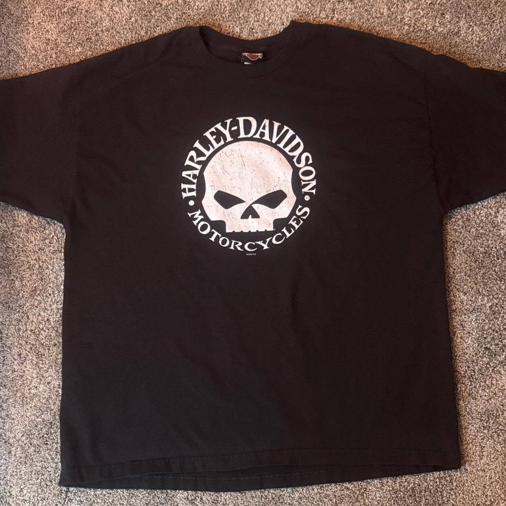 Harley-Davidson Black Skull Logo T-Shirt